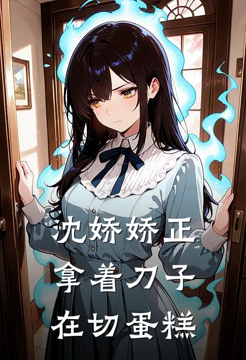 沈娇娇正拿着刀子在切蛋糕