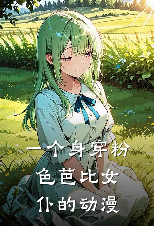 一个身穿粉色芭比女仆的动漫
