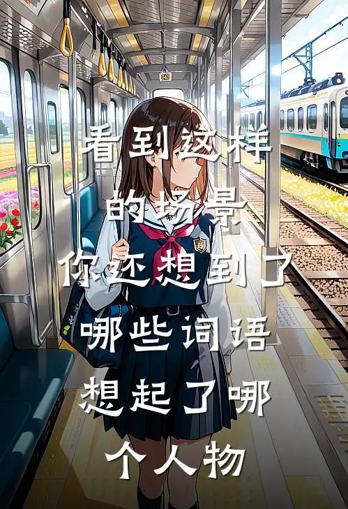 看到这样的场景,你还想到了哪些词语,想起了哪个人物