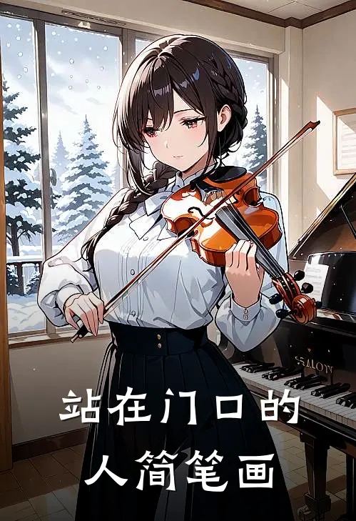站在门口的人简笔画