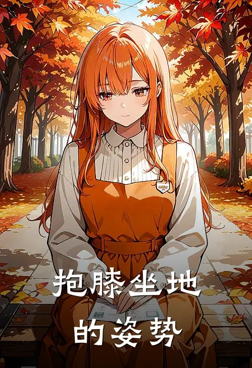 抱膝坐地的姿势