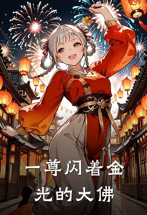 一尊闪着金光的大佛