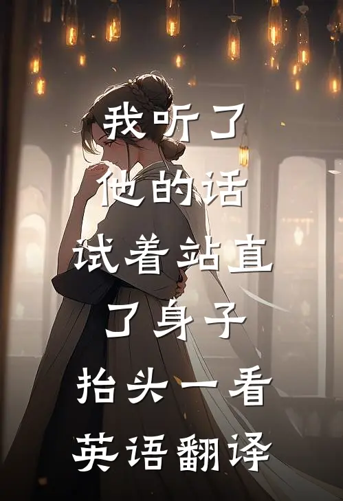 我听了他的话,试着站直了身子,抬头一看英语翻译