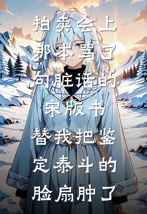 拍卖会上，那本骂了句脏话的宋版书，替我把鉴定泰斗的脸扇肿了