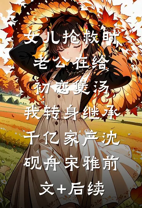 女儿抢救时老公在给初恋煲汤，我转身继承千亿家产沈砚舟宋雅前文+后续