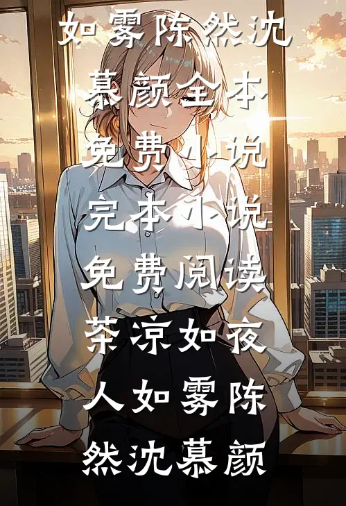 茶凉如夜人如雾(陈然沈慕颜)全本免费小说_完本小说免费阅读茶凉如夜人如雾陈然沈慕颜