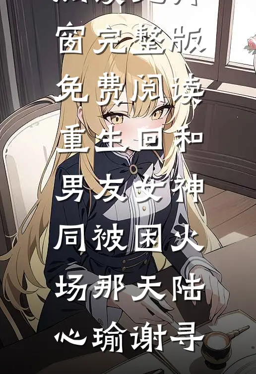 重生回和男友女神同被困火场那天陆心瑜谢寻小说免费阅读无弹窗_完整版免费阅读重生回和男友女神同被困火场那天(陆心瑜谢寻)